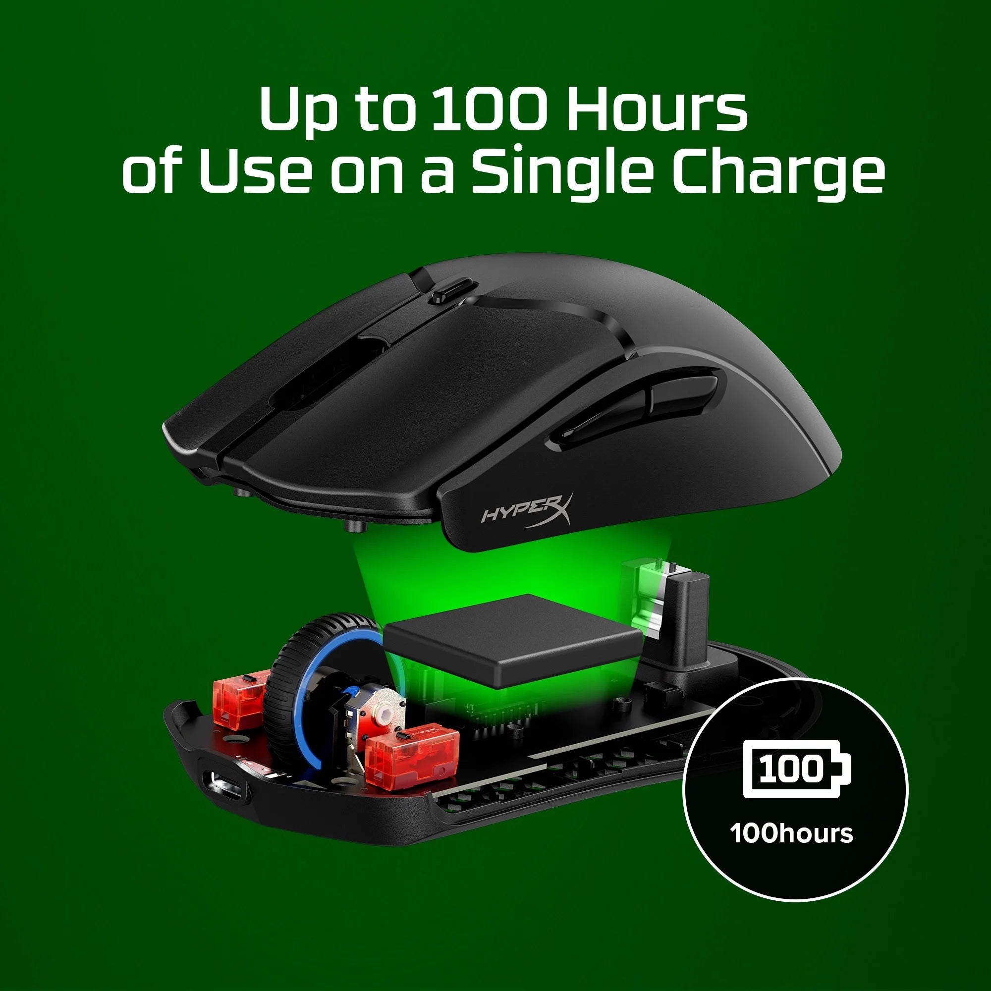 Pulsefire Haste 2 Optical Wireless Gaming Mouse, Black